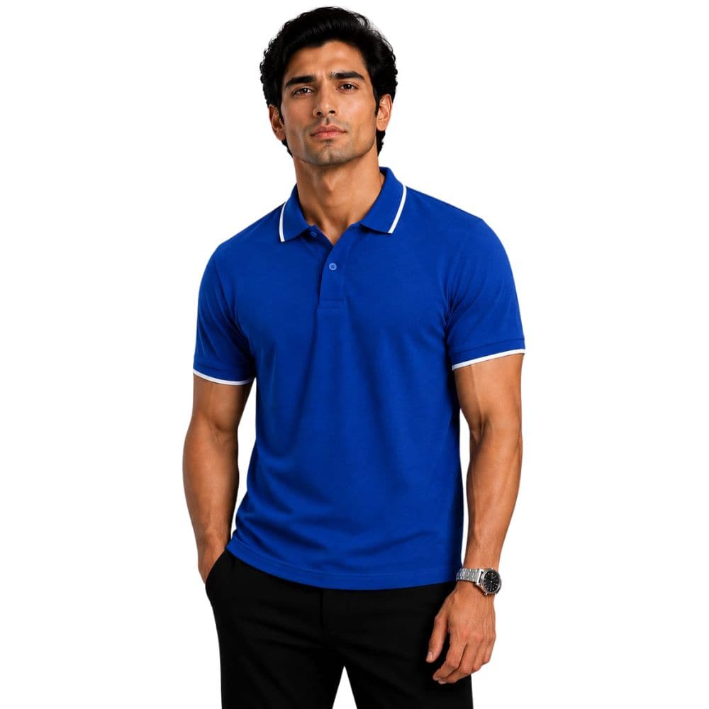 POLO T SHIRT- 100% PREMIUM COTTON-PT - KARDHAR Custom Apparel View 7