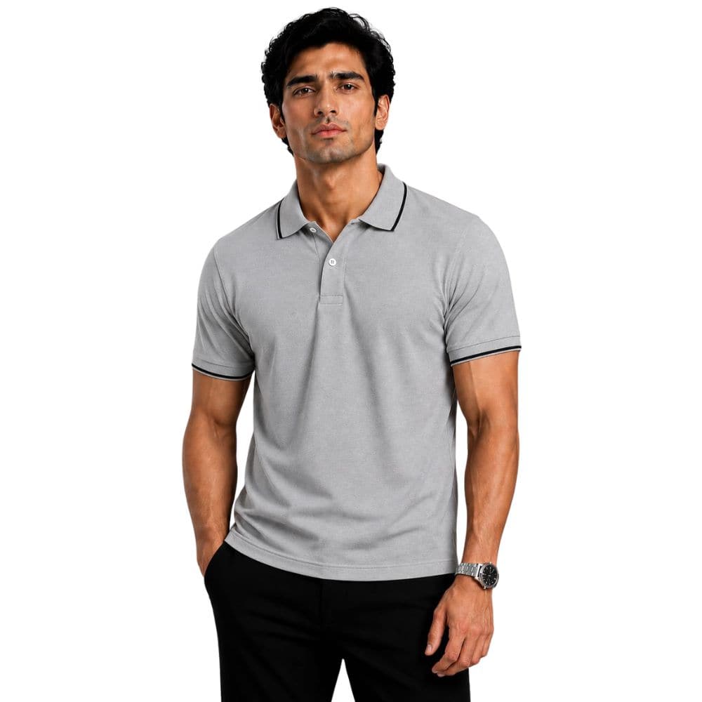 POLO T SHIRT- 100% PREMIUM COTTON-PT - KARDHAR Custom Apparel View 5