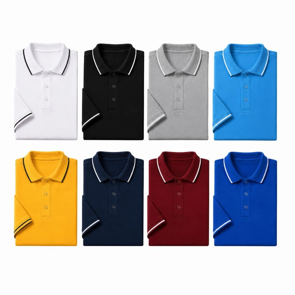 Polo T Shirt- 100% Polyster (Dry Fit)-KC - KARDHAR Custom Apparel
